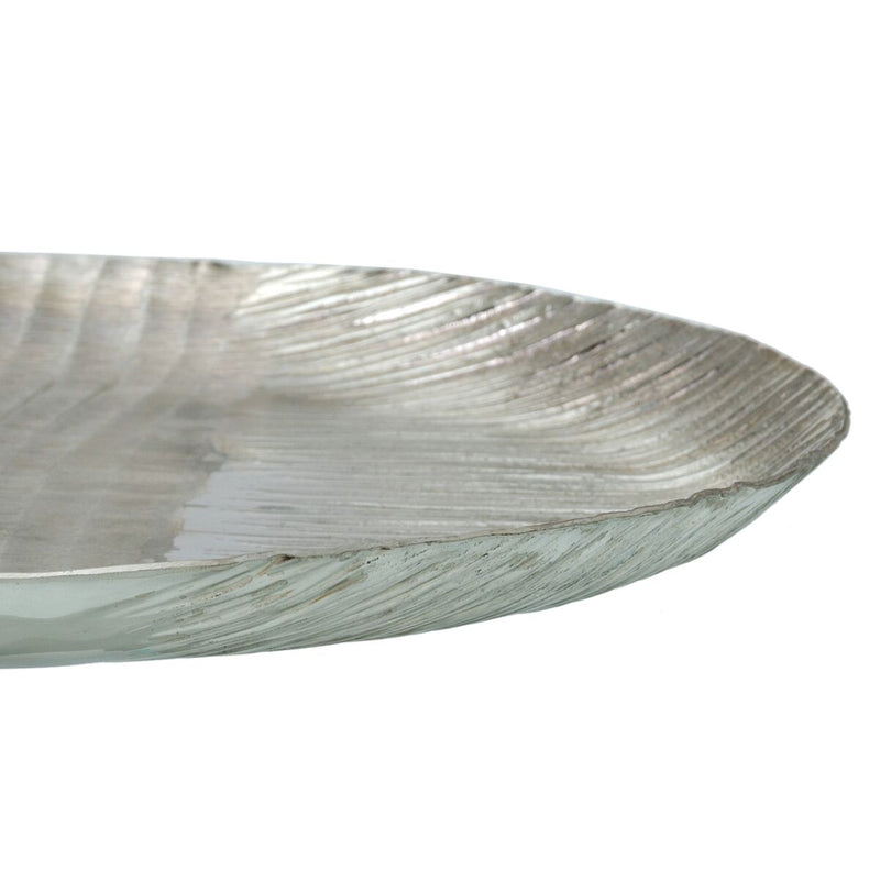 Dekoschale Silber Aluminium 34,5 cm