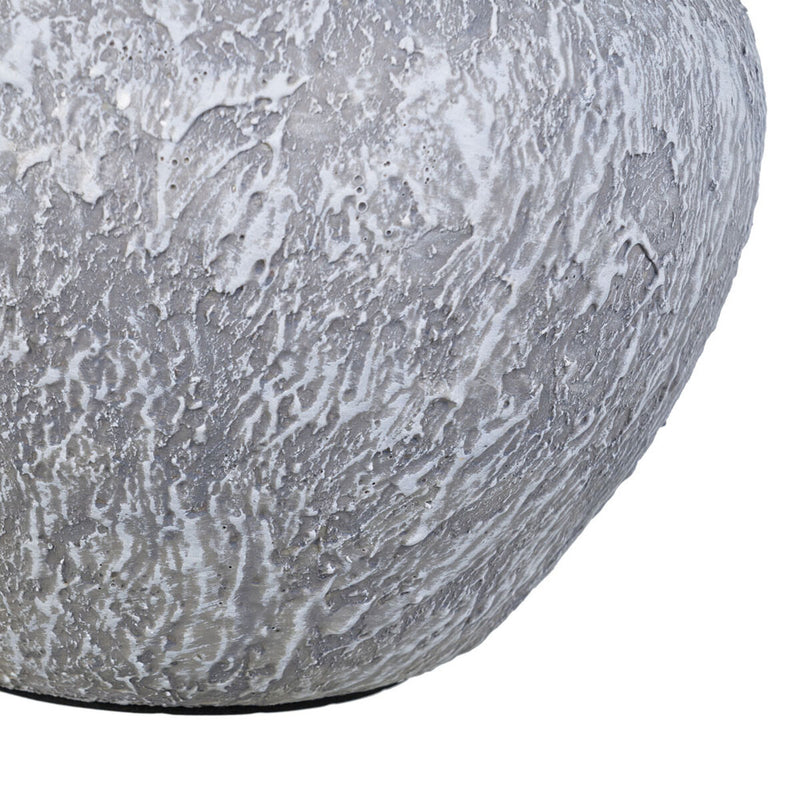 Tischlampe Keramik Grau 55 cm