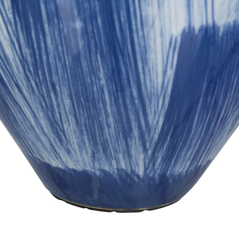 Tischlampe 76 cm aus Keramik Blau