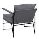 Sessel 69 x 79 x 82 cm Polyester Grau Metall