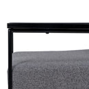 Sessel 69 x 79 x 82 cm Polyester Grau Metall