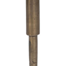 Beistelltisch 41 x 49 cm Kristall Gold Metall