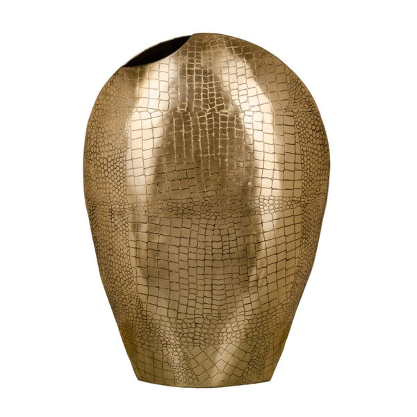 Nefia Vase Gold Metall 48 cm