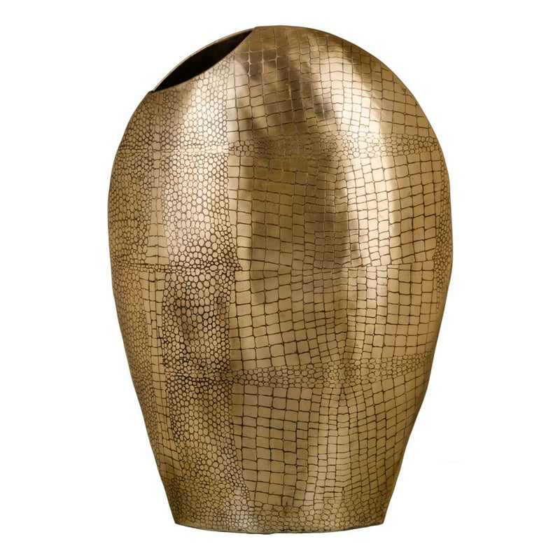 Nefia Vase Gold Metall 55 cm