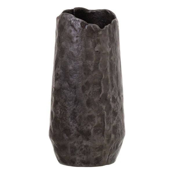 Iowyn Vase Grau Aluminium 26 cm