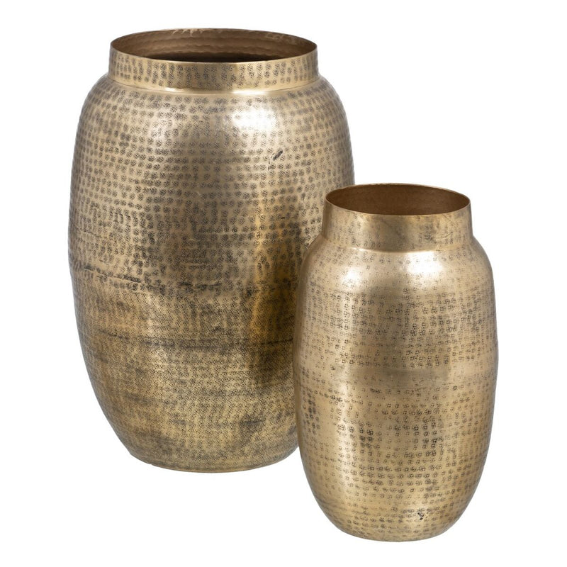 Kali Vase Set Gold Aluminium 64 cm