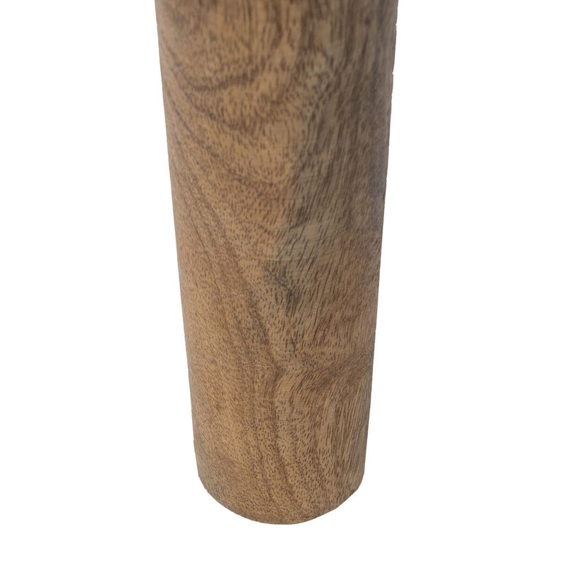 Hocker Holz Naturfaser 100 cm