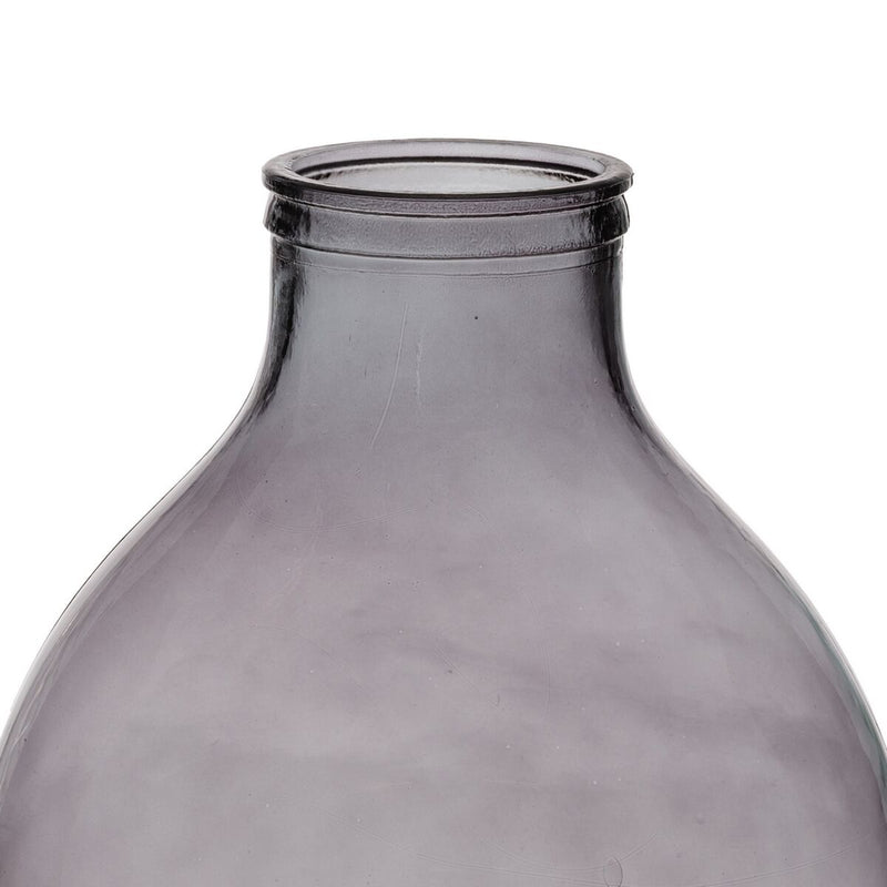 Vase Grau Recyceltes Glas 46 cm