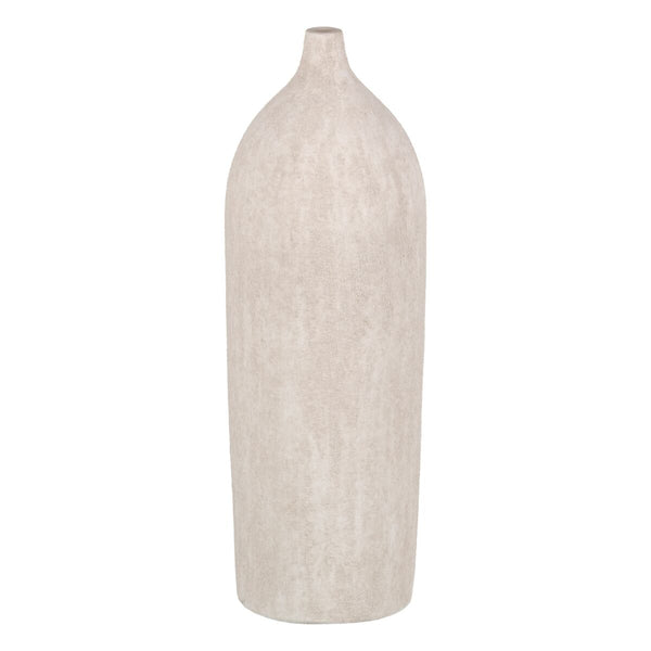 Vase Creme Keramik Moderne Sand 60 cm