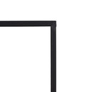 Regal Schwarz Metall 65 x 110 cm