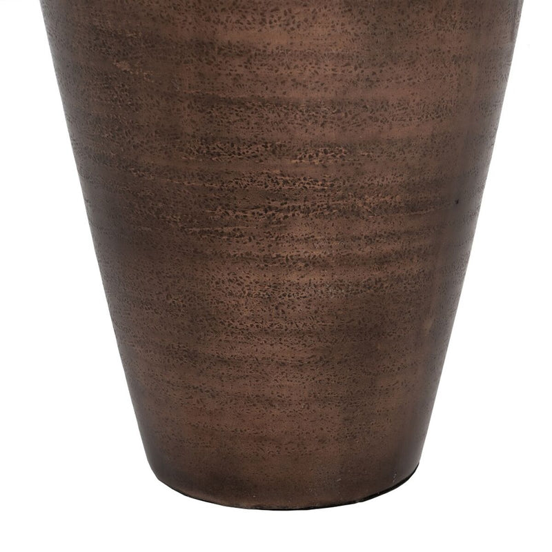 Melo Vase Bodenvase Kupfer Aluminium 115 cm