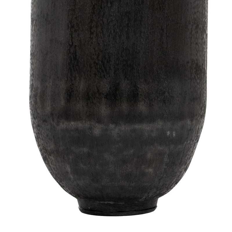 Legira Vase Bodenvase Schwarz Aluminium 100 cm