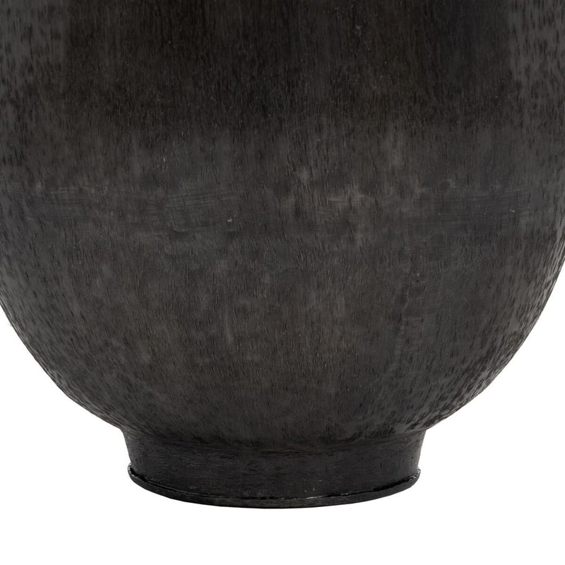 Legira Vase Bodenvase Schwarz Aluminium 120 cm
