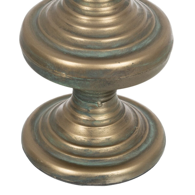 Kerzenschale Gold Eisen 59 cm