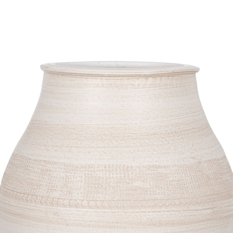 Vase Creme Keramik 40 cm