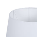 Tischlampe Weiß Schwarz 57 cm