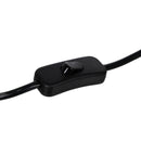 Tischlampe Weiß Schwarz 57 cm