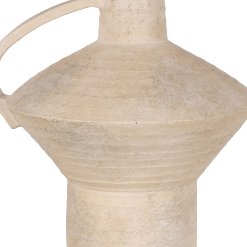 Vase Hellgrau Keramik 25 cm