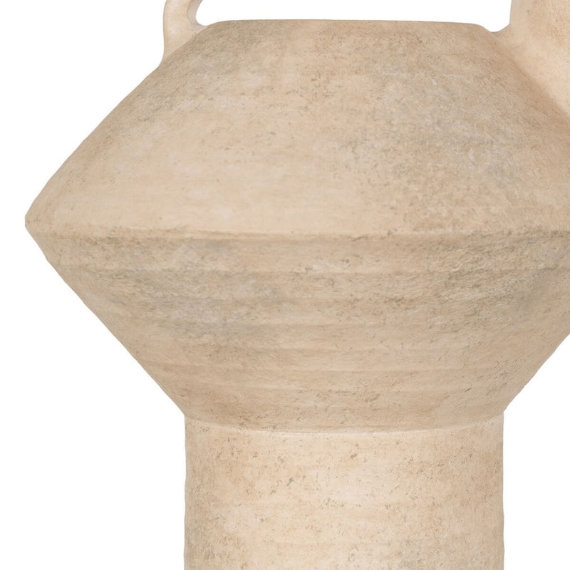 Vase Hellgrau Keramik 30 cm