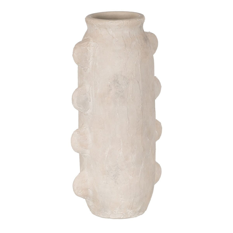 Vase Weiß Keramik 41 cm