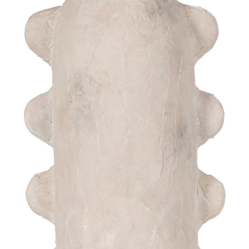 Vase Weiß Keramik 41 cm