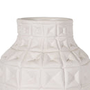 Vase 1 Weiß Keramik 41 cm