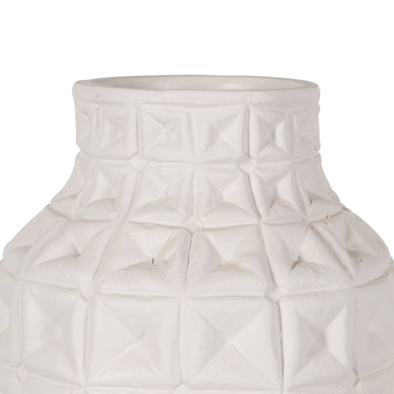Vase 1 Weiß Keramik 41 cm