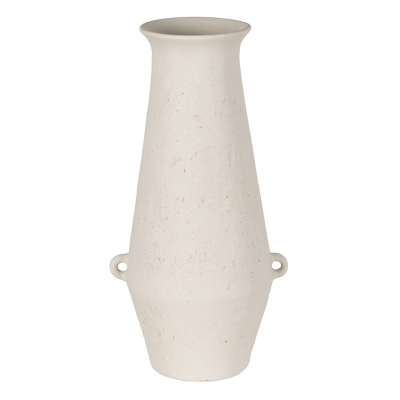 Vase Weiß Keramik 61 cm