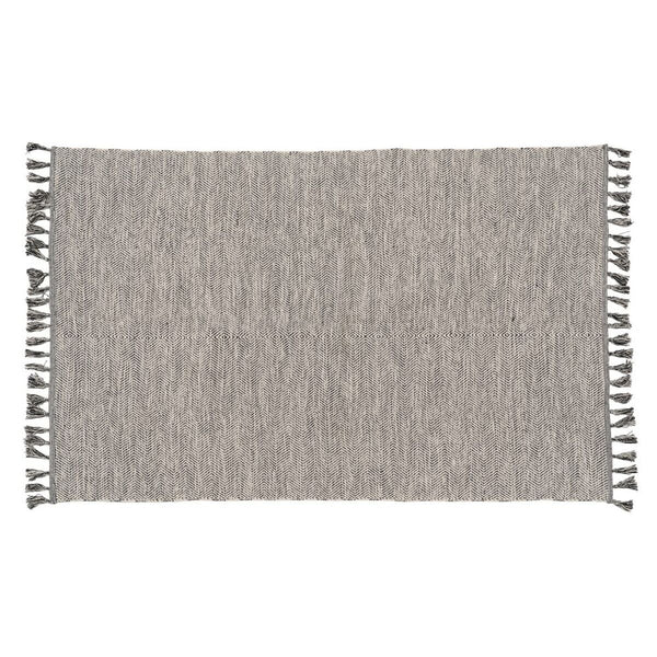 Teppich Grau 70% Baumwolle 160 x 230 cm