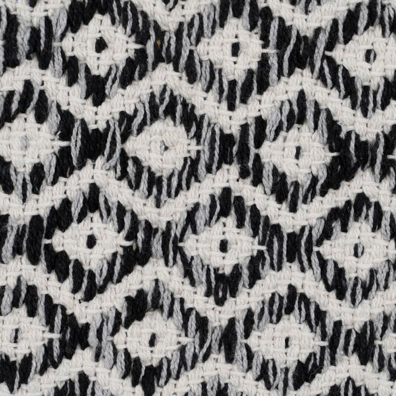 Teppich Grau Baumwolle Polyester 120 x 180 cm