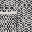 Teppich Grau Baumwolle Polyester 120 x 180 cm