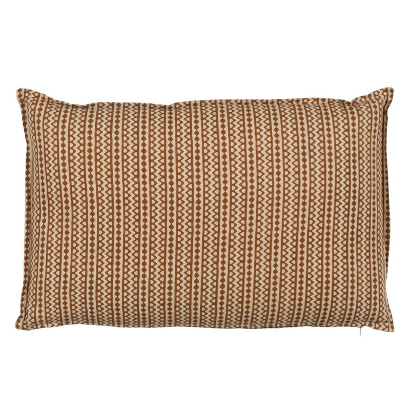 Kissen Baumwolle Braun 1 Beige 60 x 40 cm