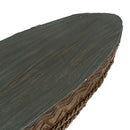 Dekoschale Braun grün 98cm