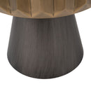 Beistelltisch Schwarz Gold Eisen 63 cm