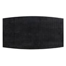 Tisch Schwarz natürlich Eisen Holz MDF 110 cm