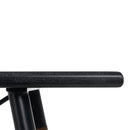 Konsole Schwarz natürlich Holz Eisen Holz MDF 120 cm