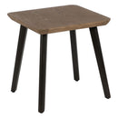 Beistelltisch Schwarz Beige Eisen 60 cm