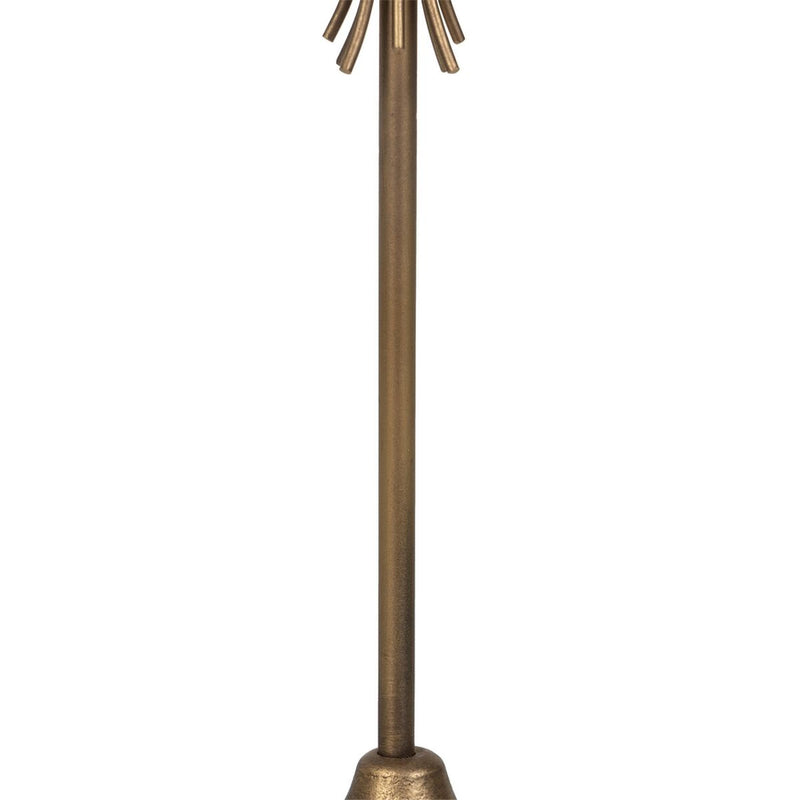 Kerzenschale Gold Eisen 47 cm
