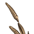 Kerzenschale Gold Eisen 47 cm