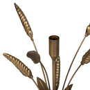 Kerzenschale 3 Gold Eisen 43 cm