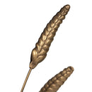 Kerzenschale 3 Gold Eisen 43 cm