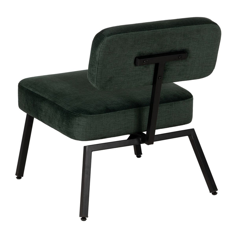 Stuhl Schwarz Grün 59 x 71 cm