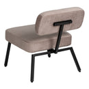 Stuhl Schwarz Beige 59 x 71 cm