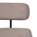 Stuhl Schwarz Beige 59 x 71 cm