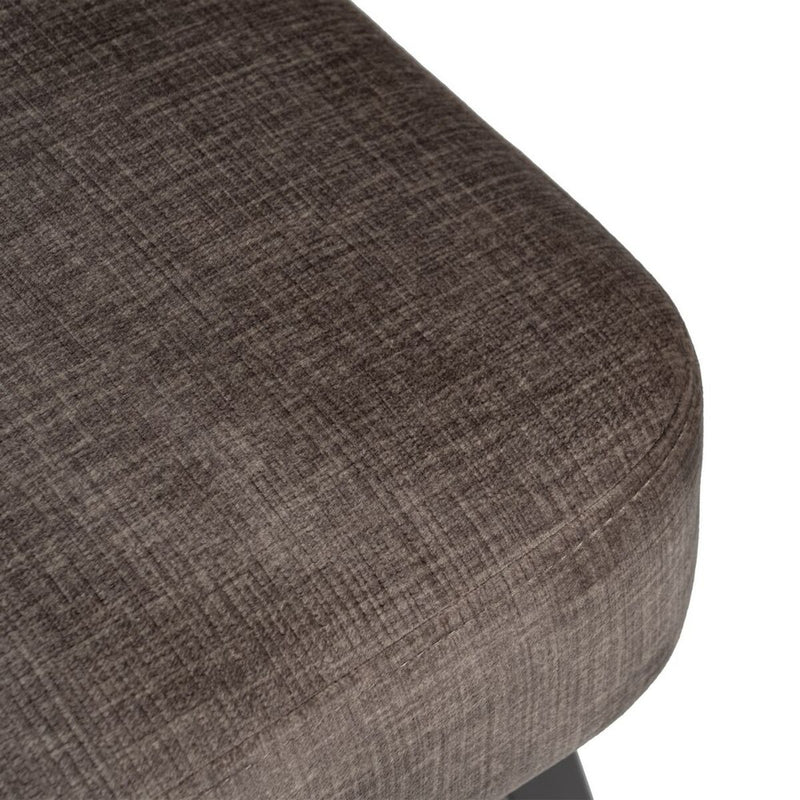 Stuhl Schwarz Grau 59 x 71 cm