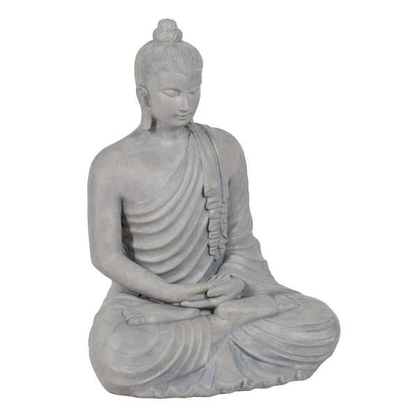 Skulptur Buddha Grau 62cm