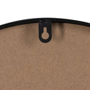 Wanduhr Weiß Schwarz Eisen 46 cm