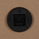 Wanduhr Weiß Schwarz Eisen 46 cm