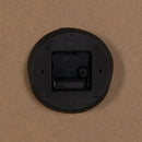 Wanduhr Weiß natürlich Holz Kristall 76 cm