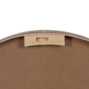 Wanduhr natürlich Holz Kristall 60 cm